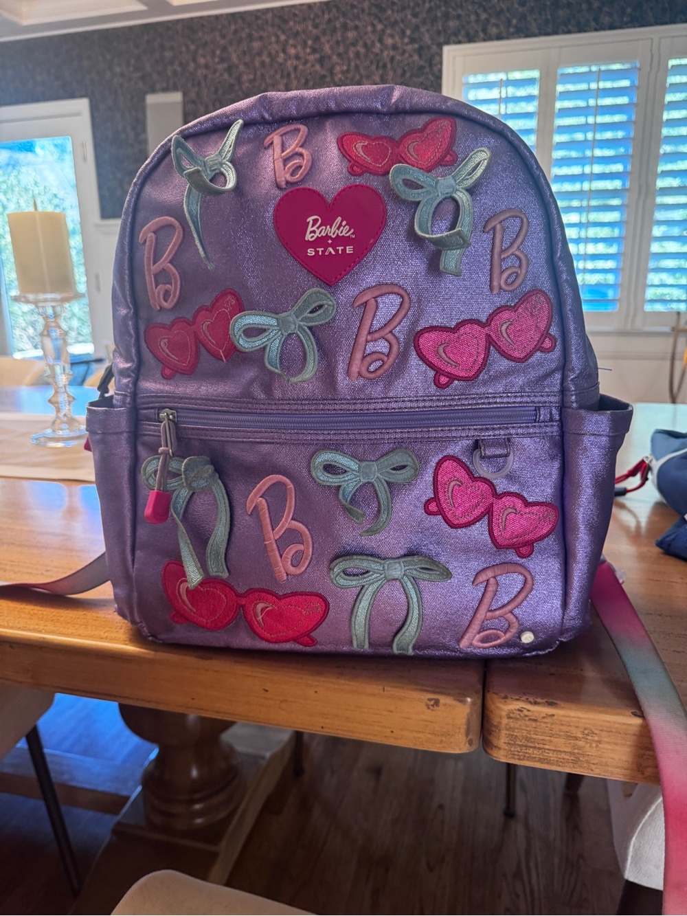 STATE Barbie Purple Kane Backpack - Picture 2 of 6